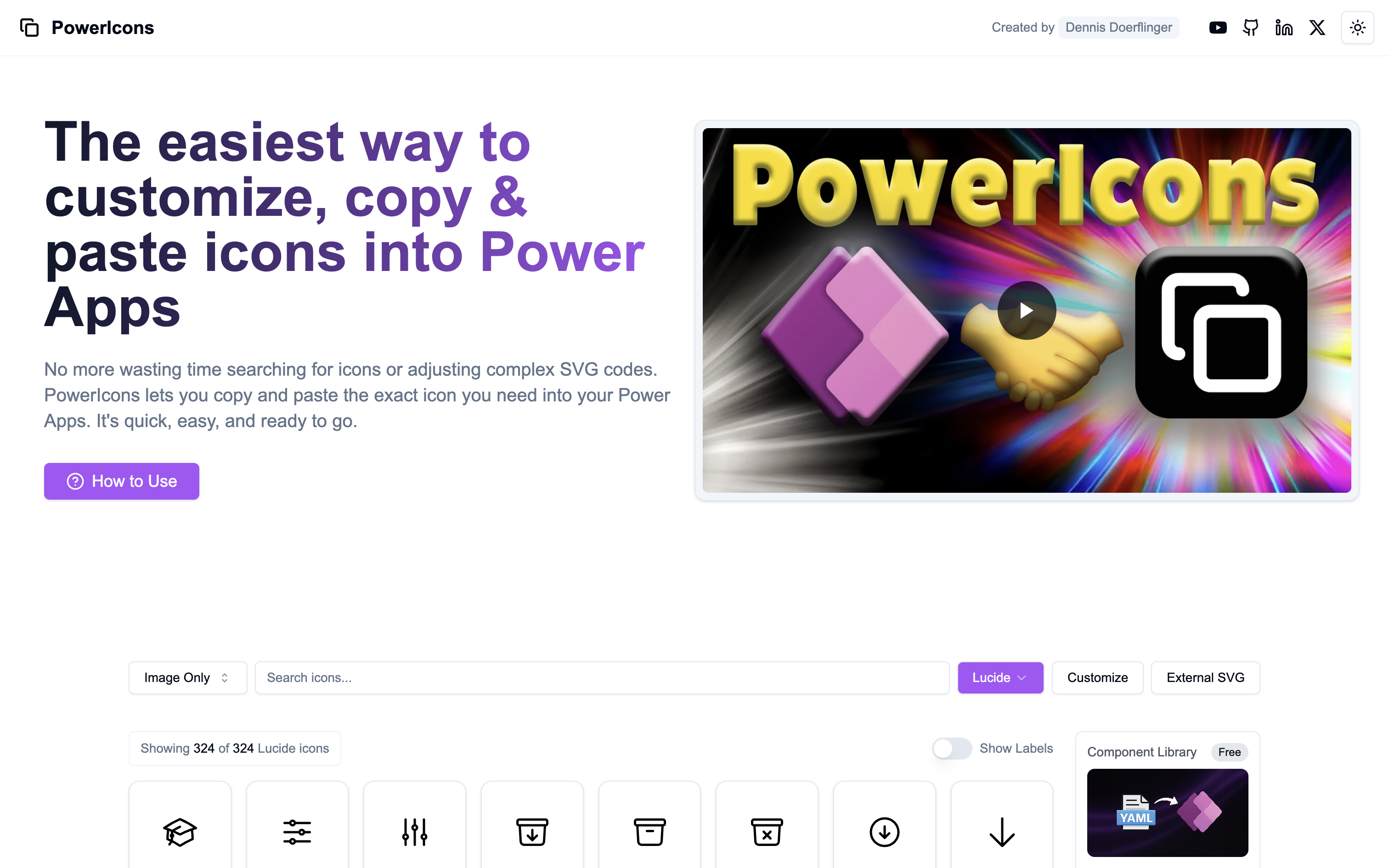 PowerIcons - Instructions | How to Use Icons in PowerApps – PowerIcons